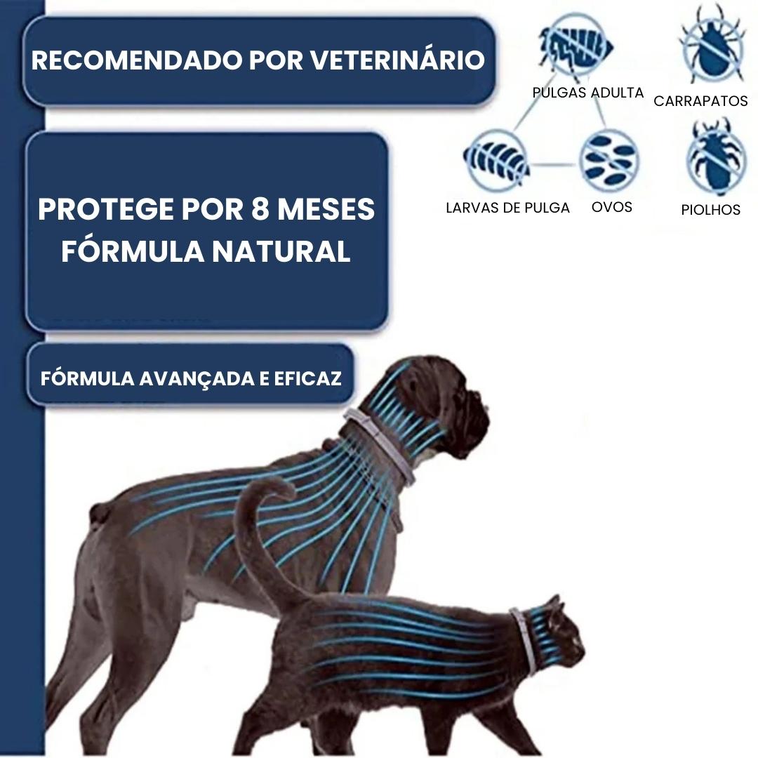 Coleira anti pulgas e carrapatos para cães e gatos Cereste