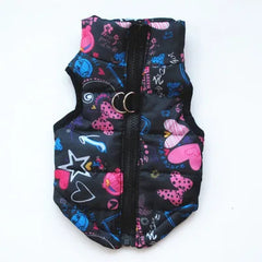 Colete Impermeável Para Cães Rosa Com Preto / PP R - Roupas - 14