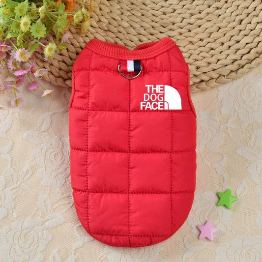 Colete Liso de Algodão para Cães The Dog Face Vermelho / PP R - Roupas - 19