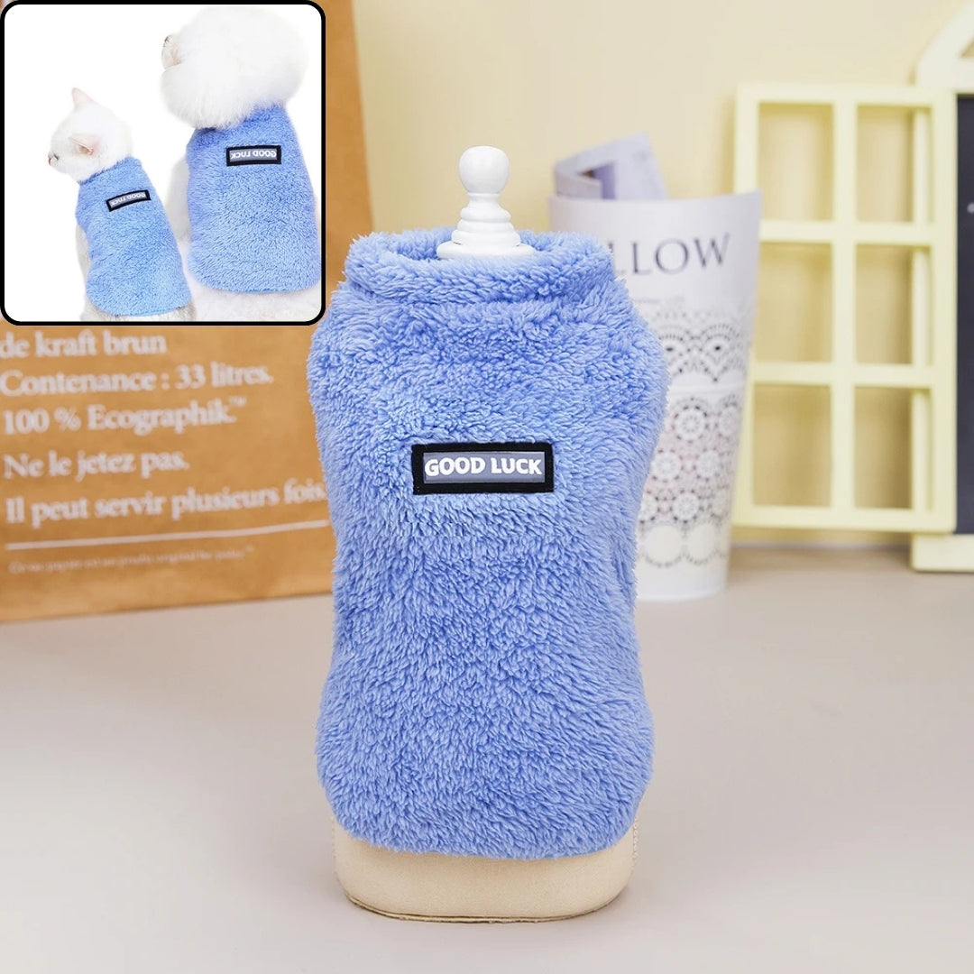 Colete Macio para Cães Pequenos e Médios Azul / P R - roupas - 04