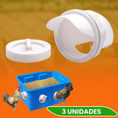 Comedouro automático para galinhas AutoChicken A - Comedouro Gal - 01