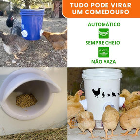 Comedouro automático para galinhas AutoChicken