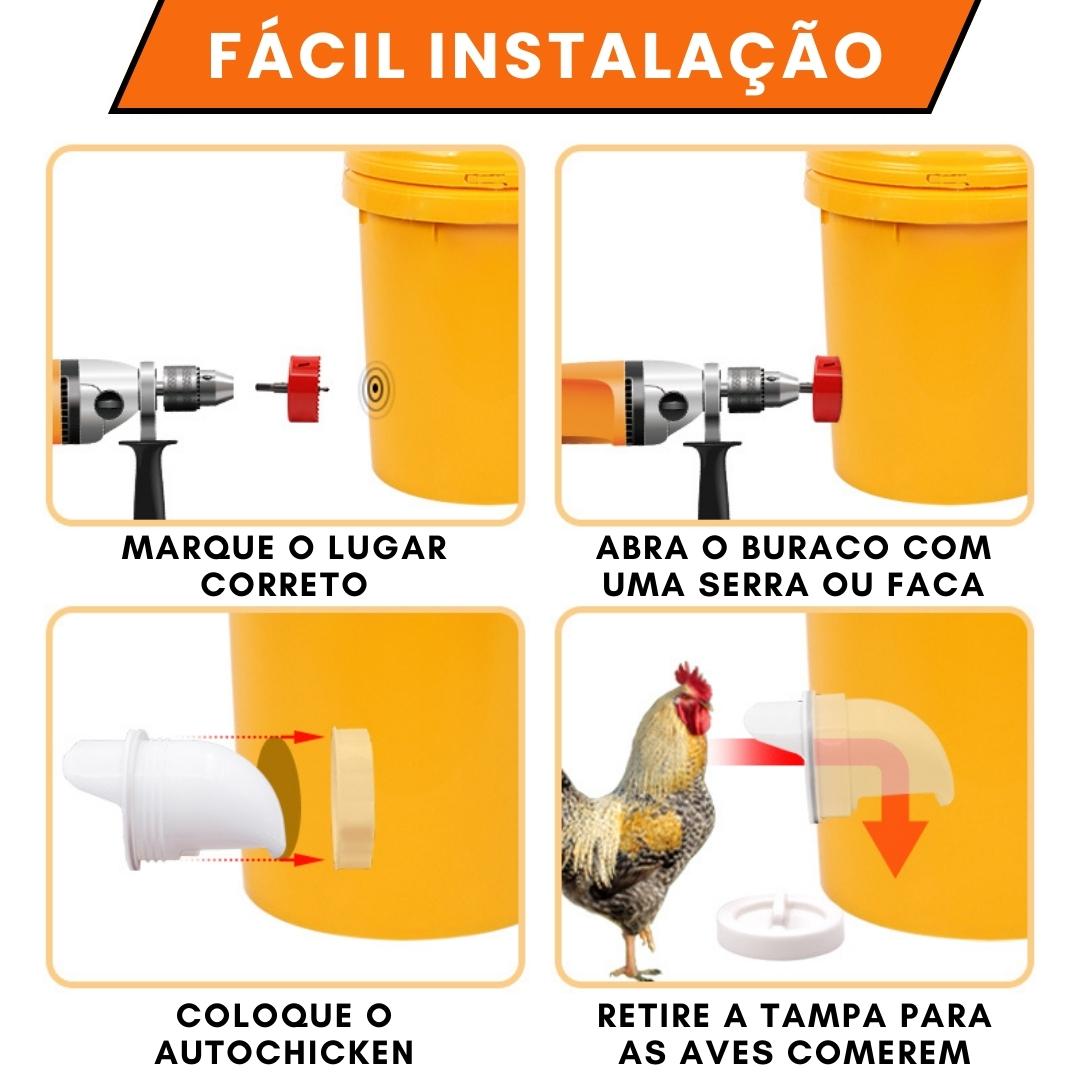 Comedouro automático para galinhas AutoChicken