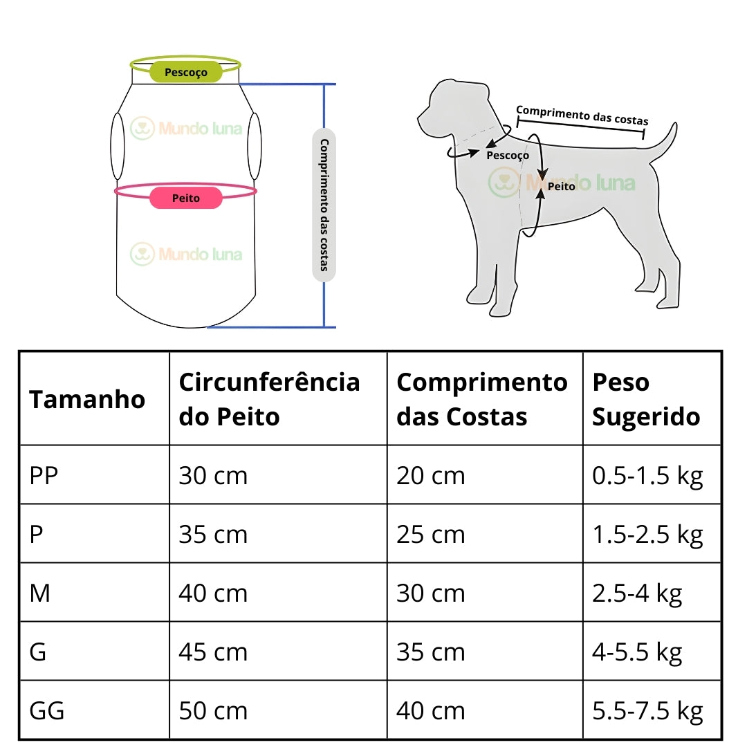 Cardigan de Malha Listrada para Animais