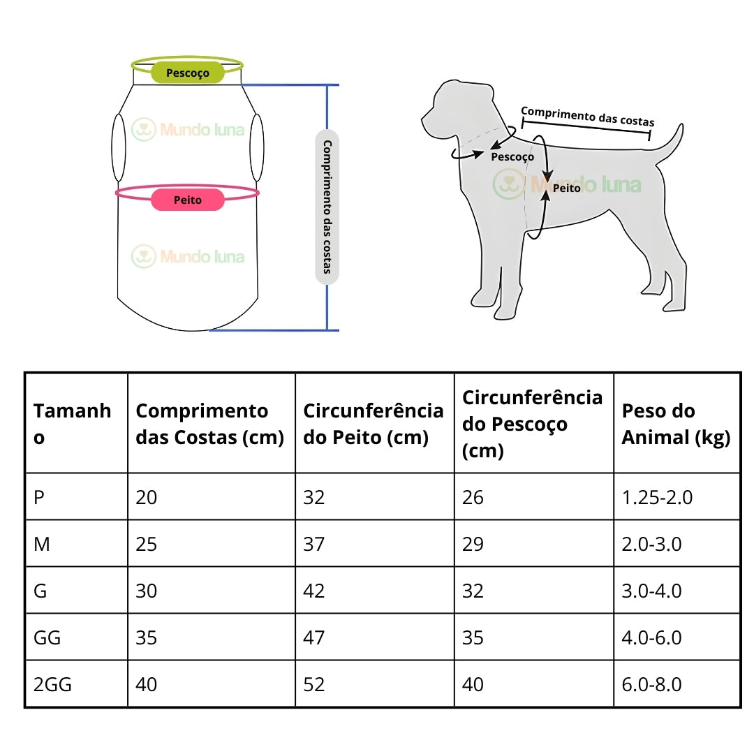 Colete de Veludo para Cães e Gatos R - Roupas - 20