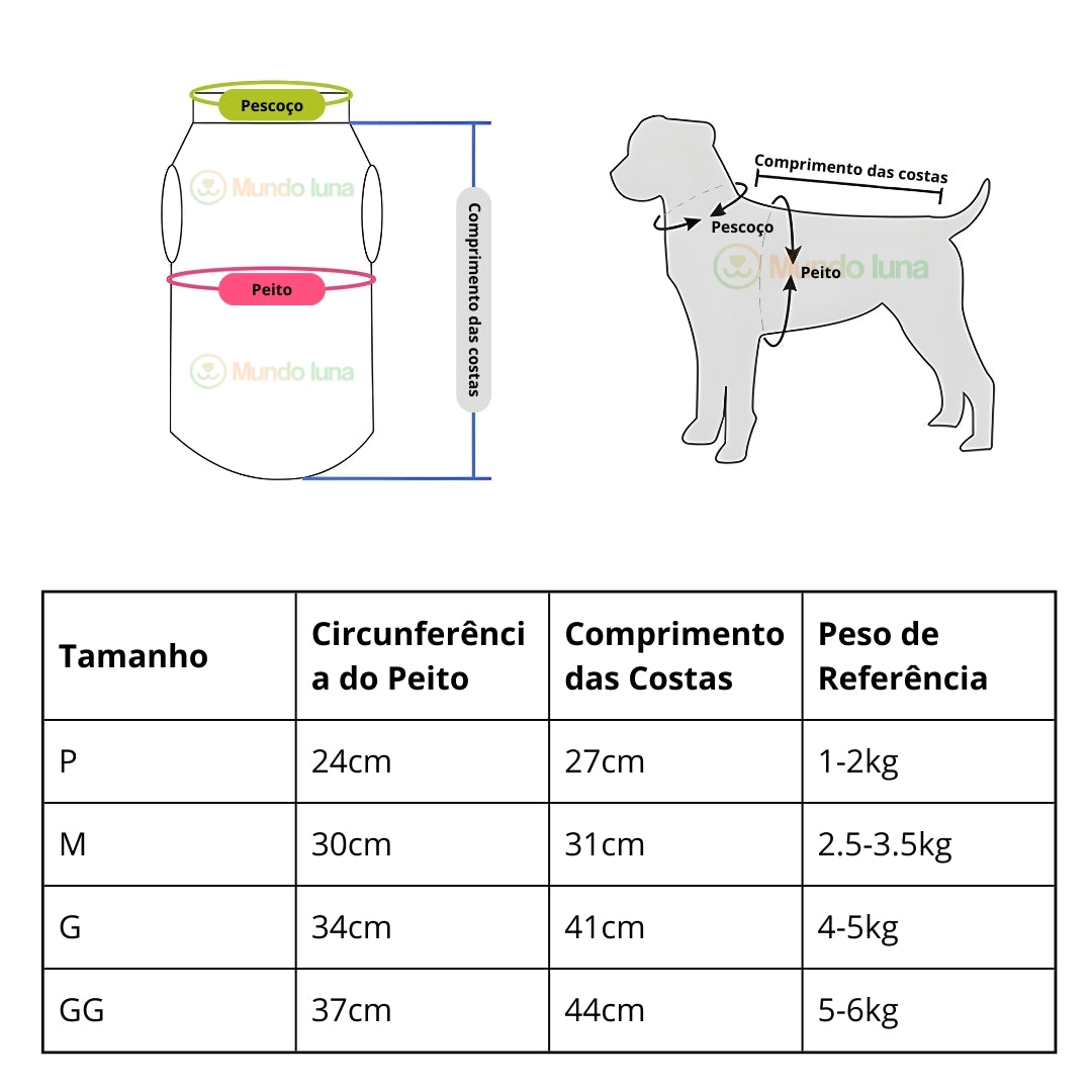 Suéter Tricot para Cães