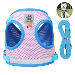 Conjunto Coleira Peitoral e Guia para Cães e Gatos Safety C - Peitoral - 02