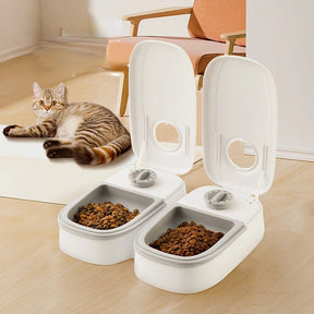 Dispenser de Comida Automático Inteligente | Para Cães e Gatos