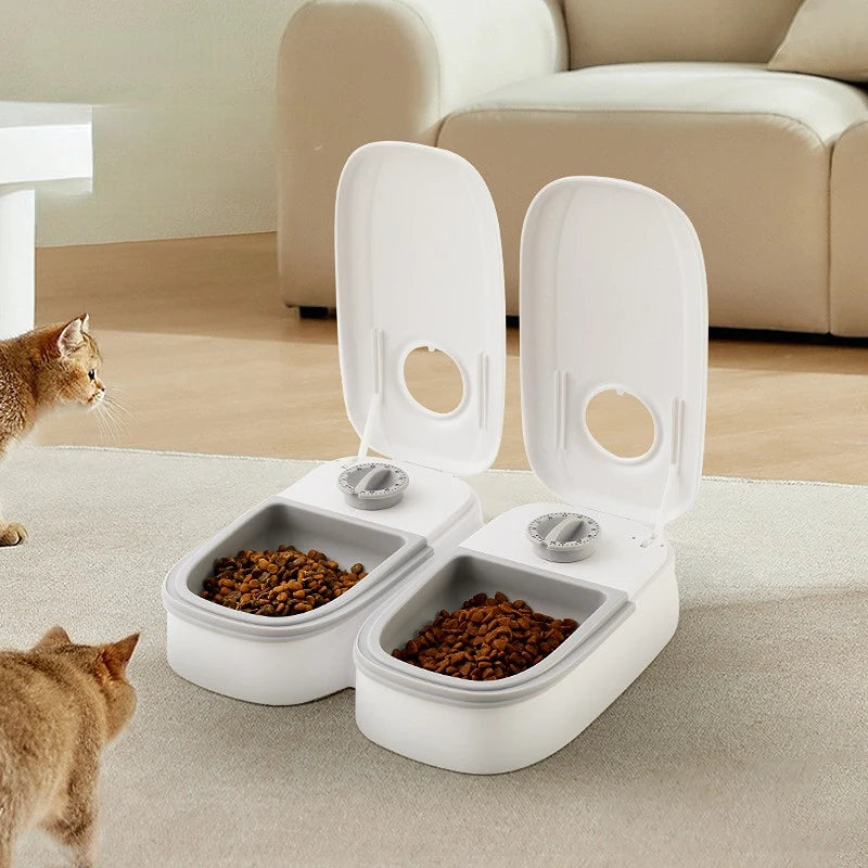 Dispenser de Comida Automático Inteligente | Para Cães e Gatos