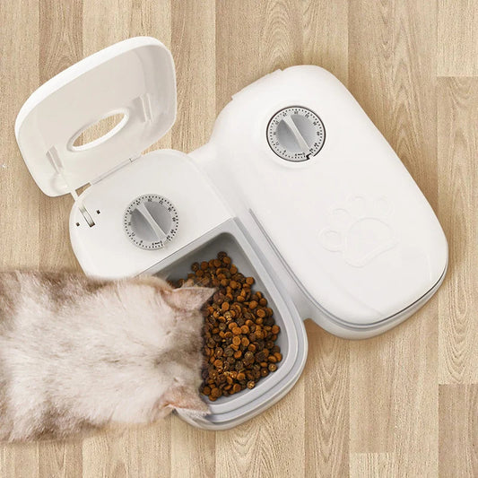 Dispenser de Comida Automático Inteligente | Para Cães e Gatos C - comedouro - 01