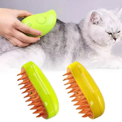Escova 3 Em 1 Para Cães e Gatos TrioClean Verde A - Escova - 01