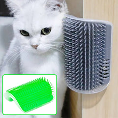 Escova Massageadora de Gato Para Parede Verde A - Escova massagem - 02
