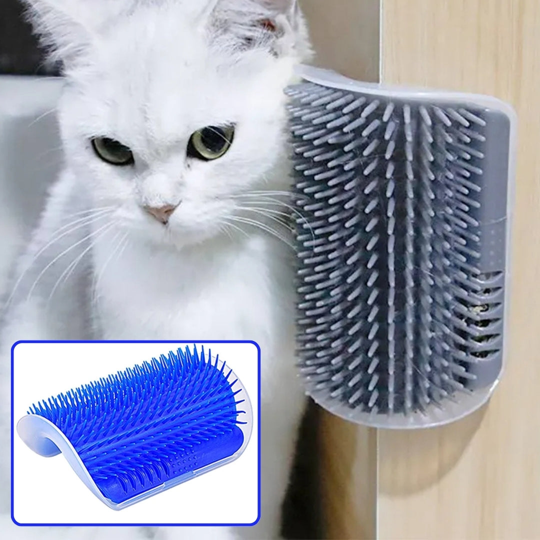 Escova Massageadora de Gato Para Parede Azul Escuro A - Escova massagem - 02