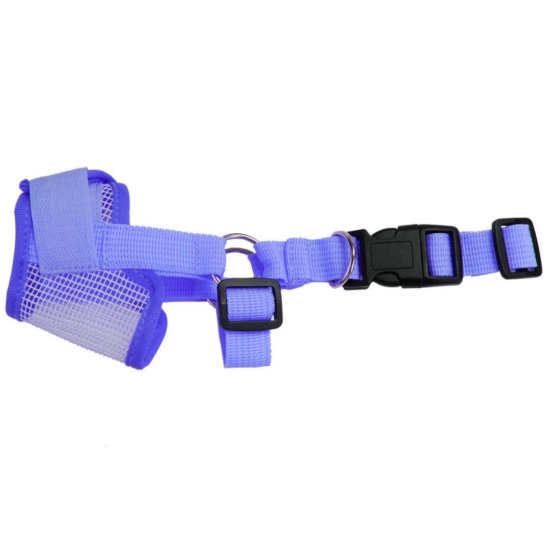 Focinheira confortável para cães Snout Roxo / P AF - 01
