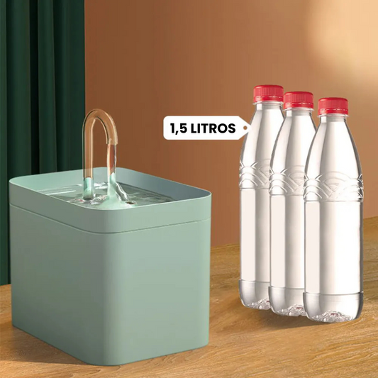 Fonte de Água Automática para Cães e Gatos Verde CC - 06
