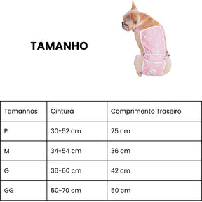 Fralda Macacão Para Cachorros