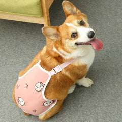 Fralda Macacão Para Cachorros Bege / P Luna R19