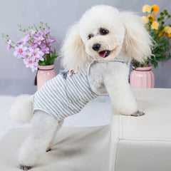Fralda Macacão Para Cachorros Listrada / P Luna R19