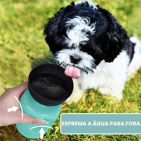 Garrafa de água portátil para cães