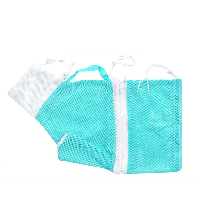 Saco de banho para gatos SafeBath Azul e Branco / Único AB - 01