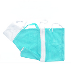 Saco de banho para gatos SafeBath Azul e Branco / Único AB - 01