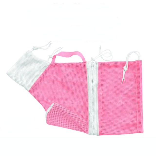 Saco de banho para gatos SafeBath Rosa e Branco / Único AB - 01