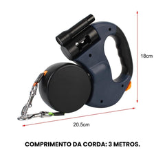 Guia Dupla para Cães com Lanterna DuplaFlex A - Guia Dupla - 01
