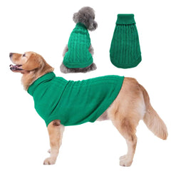 Roupa de Inverno para Cachorro com Estilo Clássico e Gola Alta