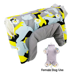 Colete Camuflado Impermeável com Faixas Reflectivas para Cães e Gatos