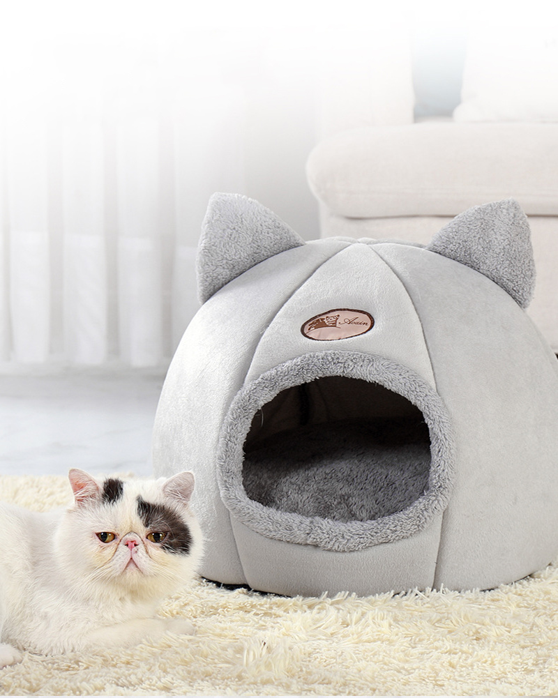 Casinha de pelúcia para cachorros e gatos CuteIgloo