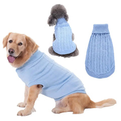Roupa de Inverno para Cachorro com Estilo Clássico e Gola Alta