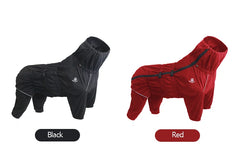Macacão de Chuva para Cães Full Body com Costuras Seladas