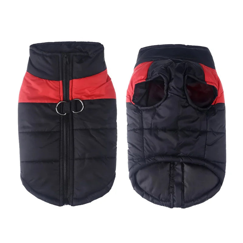 Roupa Reforçada com Zíper Duplo para Cães de Grande Porte