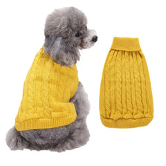 Roupa de Inverno para Cachorro com Estilo Clássico e Gola Alta