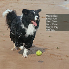 Macacão de Chuva para Cães Full Body com Costuras Seladas