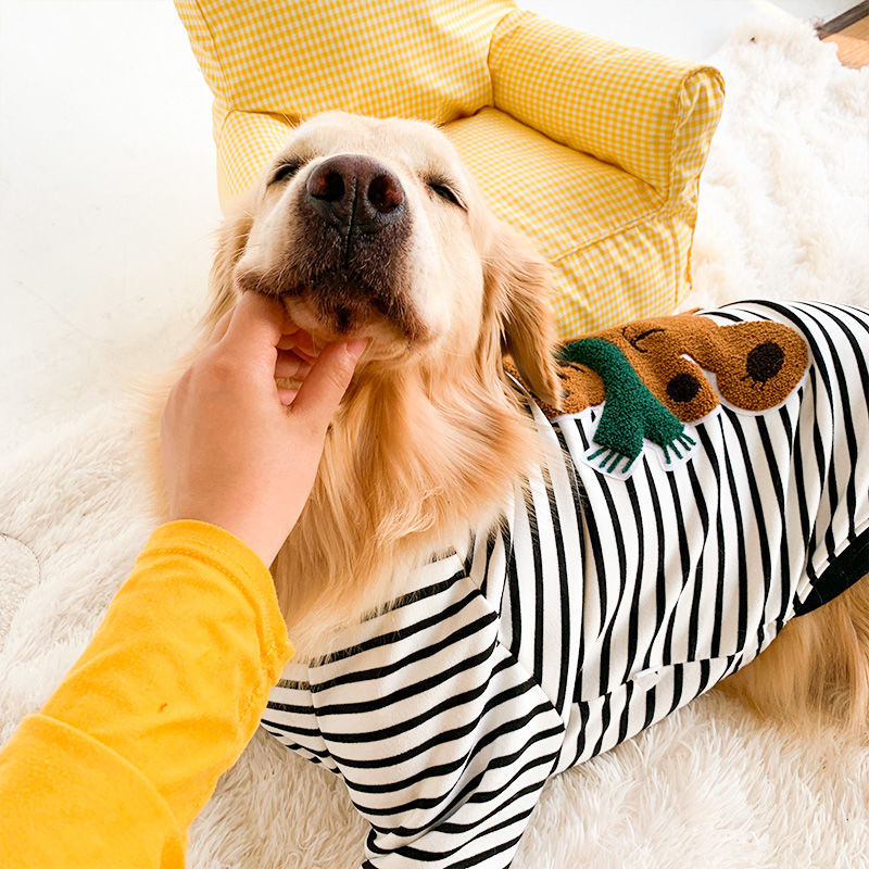 Moletom Pet Listrado para Médio e Grande Porte R - ROUPA - 120