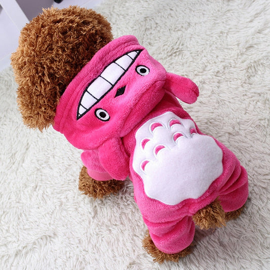 Macacão Pet Confortável - Bifon Rosa / PP R - roupas - 115