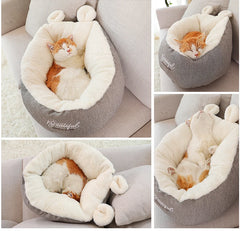 Cama Criativa Pet Estilo Pelúcia com Formato de Bichinho Super Macia