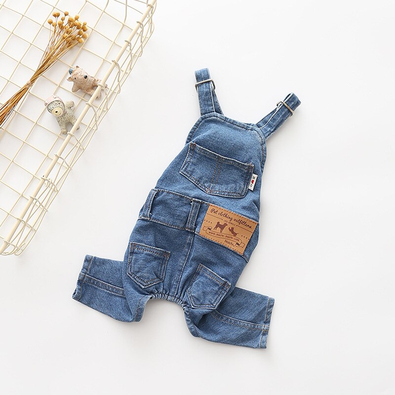 Macacão Jeans Pet - Verdi Azul / P R - ROUPA - 121