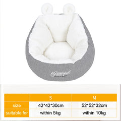 Cama Criativa Pet Estilo Pelúcia com Formato de Bichinho Super Macia