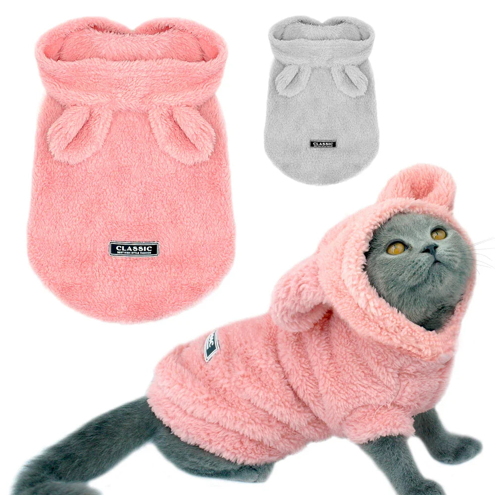 Casaco Peluciado Para Gatos - Suki R - ROUPA GATO - 79