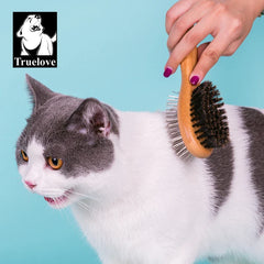 Escova Dupla Face para Pets Luna LN568 A - ESCOVA - 04