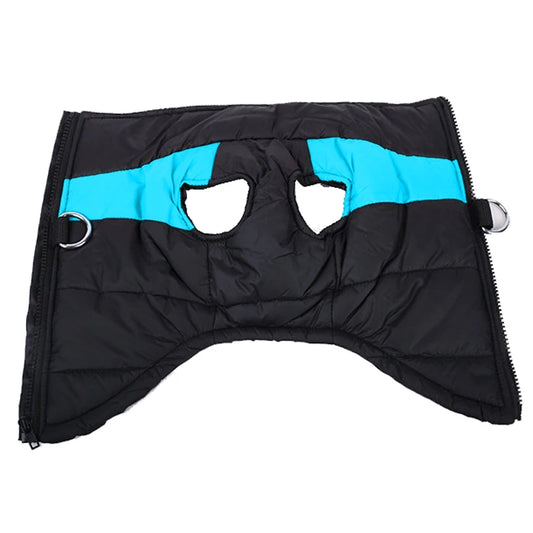 Roupa Reforçada com Zíper Duplo para Cães de Grande Porte