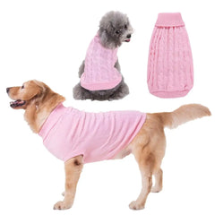 Roupa de Inverno para Cachorro com Estilo Clássico e Gola Alta