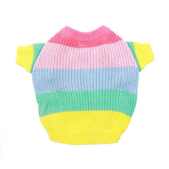 Blusão de Lã Colorido Para Cachorro - Livvy Colorido / P R - ROUPA - 125