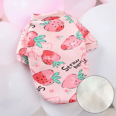 Pijama Estampado para Gatos em Malha Suave com Fechamento em Botões