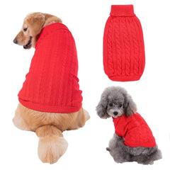 Roupa de Inverno para Cachorro com Estilo Clássico e Gola Alta