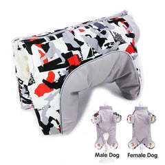 Colete Camuflado Impermeável com Faixas Reflectivas para Cães e Gatos
