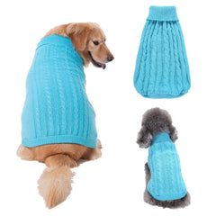 Roupa de Inverno para Cachorro com Estilo Clássico e Gola Alta