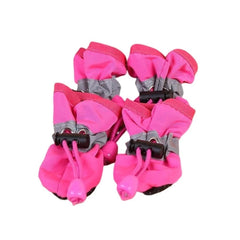 Kit de 4 Sapatinhos Antiderrapantes para Cães Rosa / 1 AS - 04